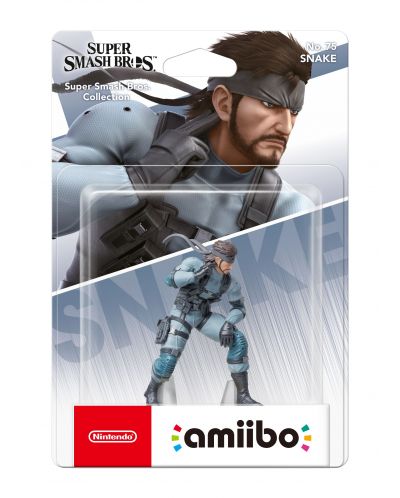 Figurina  Nintendo amiibo - Snake no.75 [Super Smash] - 3